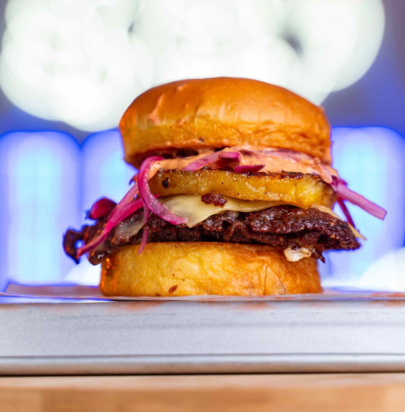 burger smash con piña